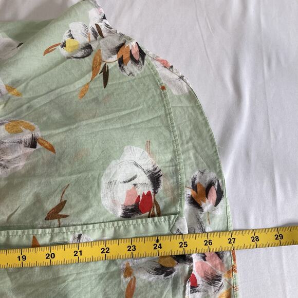 Lauren Ralph Lauren Sage‎ Green Floral Button Up Shirt Size L Cottagecore Fairy - Picture 10 of 16